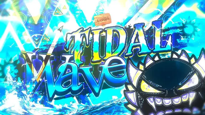 Play Geometry Dash Tidal Wave online