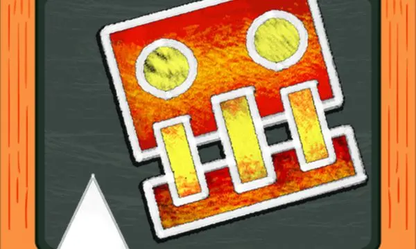 Play Geometry Dash Blackboard